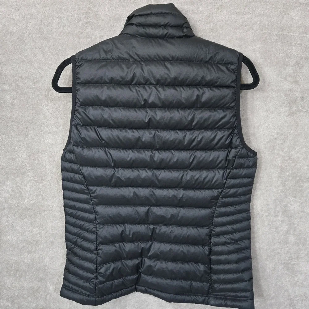Patagonia Womens Down Sweater Vest Medium‎ Black Lightweight Packable Puffer - Picture 2 of 9